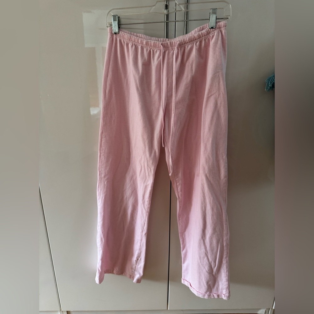 Edikted Pink Striped Straight Leg Pants